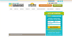 Desktop Screenshot of marylandsunrooms.com
